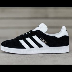 Women's ADIDAS Gazelle Black & White Size 8